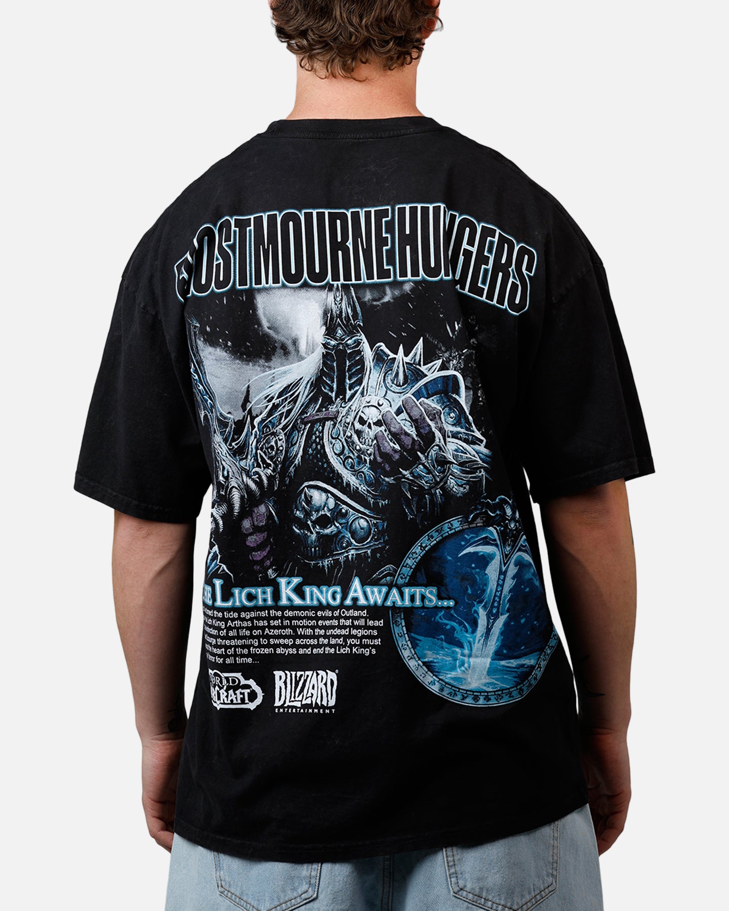 Streetwear Brand Tees - ワールド・オブ・ウォークラフト：フロストモーン・ハンガース・ストリート・トレンド・ブランド。グラフィックTシャツ、綿素材、メンズ・レディース、ストリートウェア。