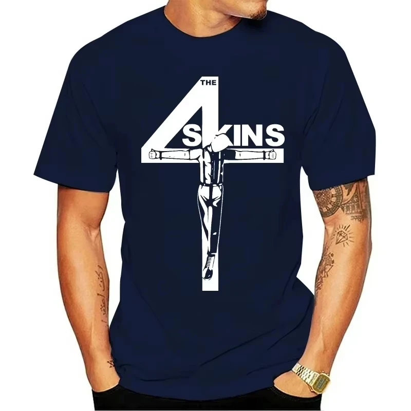 Streetwear Brands In Uk - 4 スキンズ Oi Tシャツ英国パンクストリートパンク 4 スキンズ男性